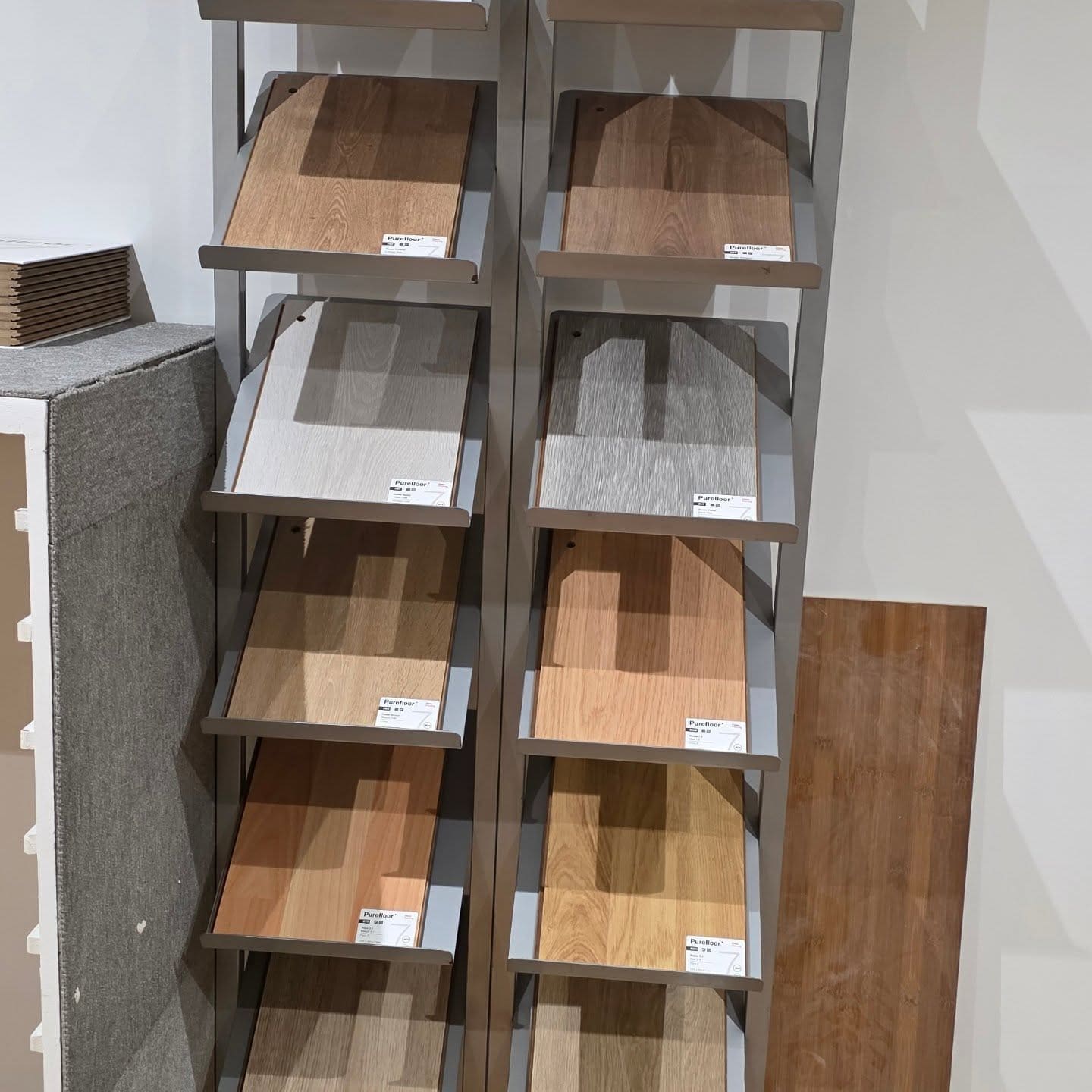 Muestrario de parquet natural