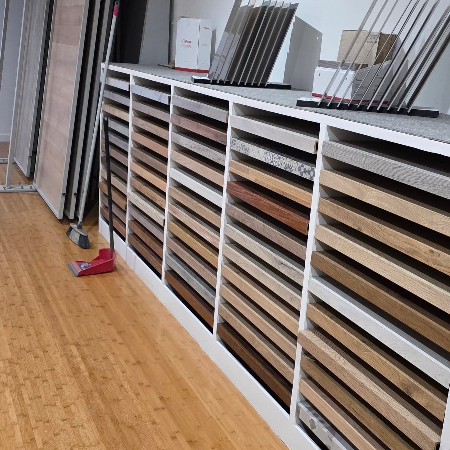 Cuarto muestrario de parquet