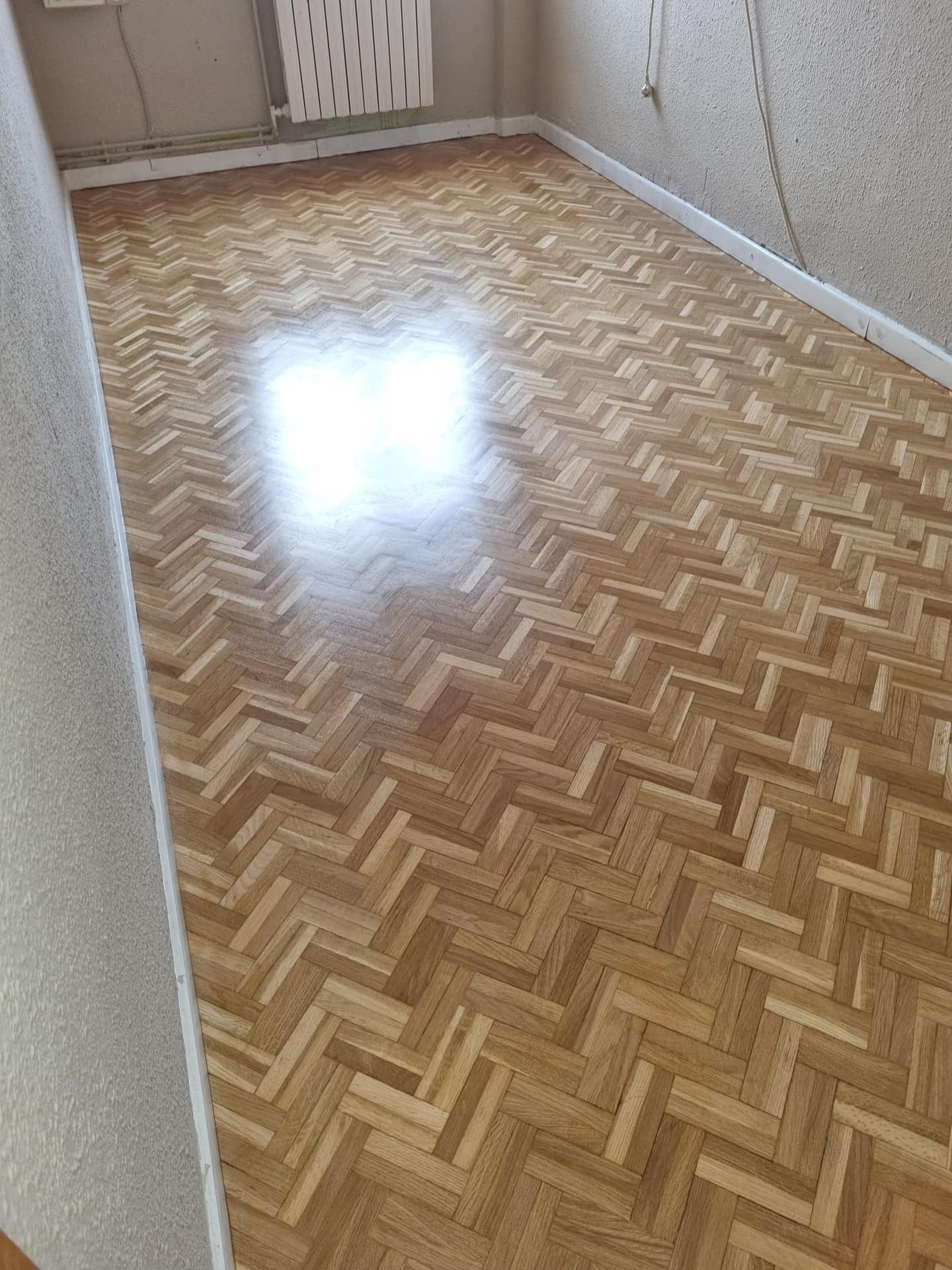 Restauración de un parquet antiguo